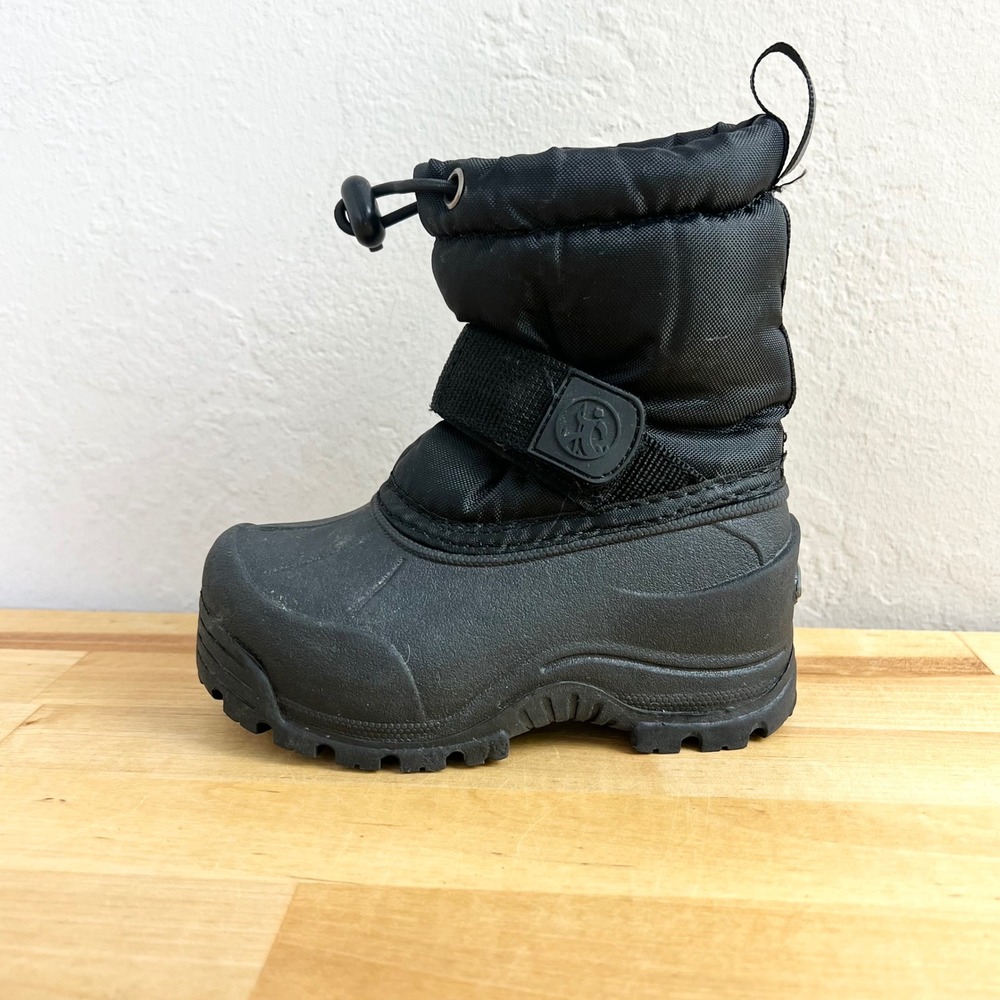 Northside Snow Boots Frosty Toddler Size 5 Black Insulated Waterproof Winter